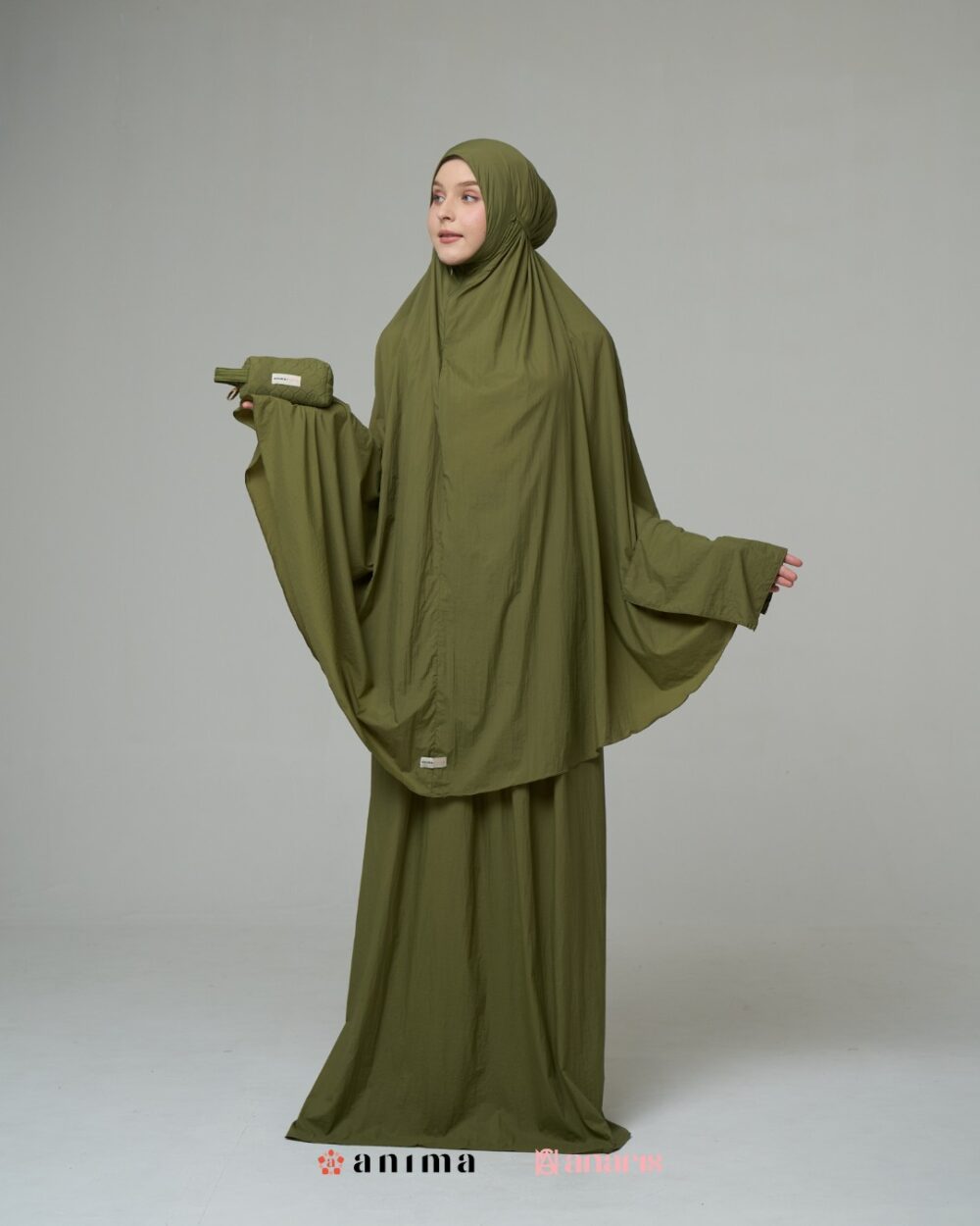 Mukena 2in1 Travela Series 02 Olive