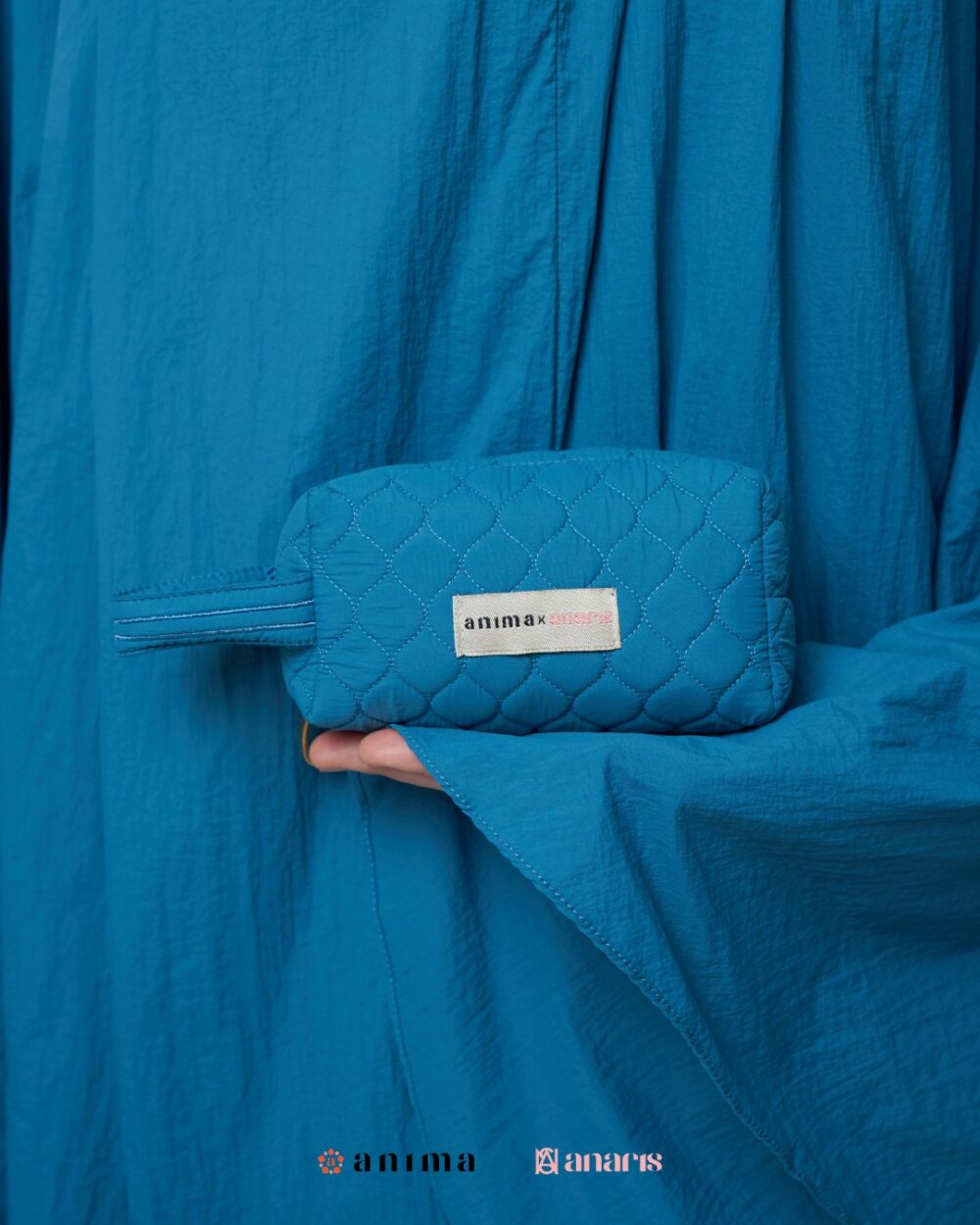 Mukena 2in1 Travela Series 02 Marlin Blue - Gambar 6