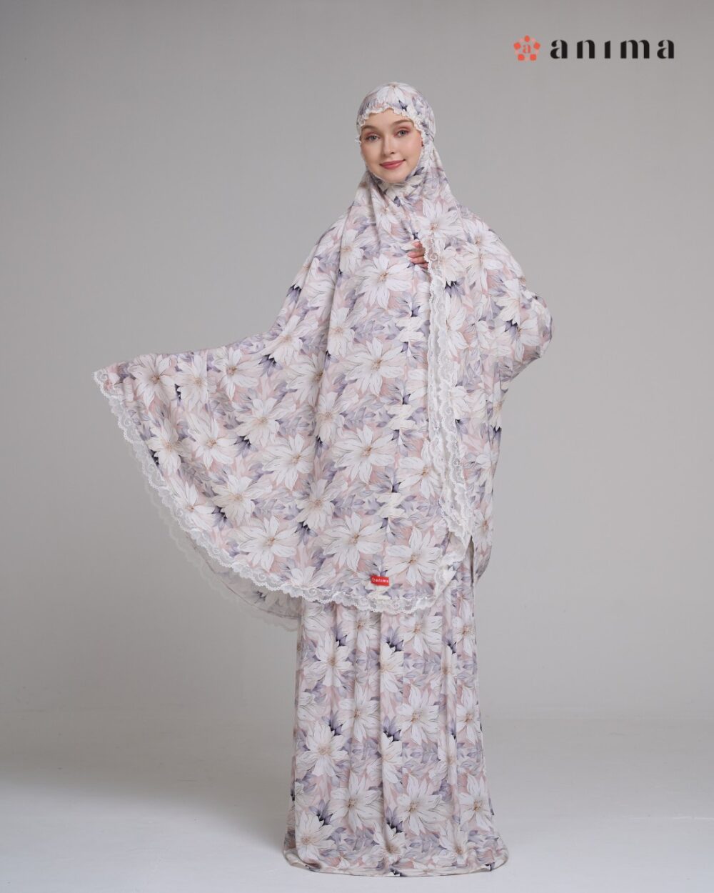 Mukena Lyndie Series Blush Pink - Gambar 3