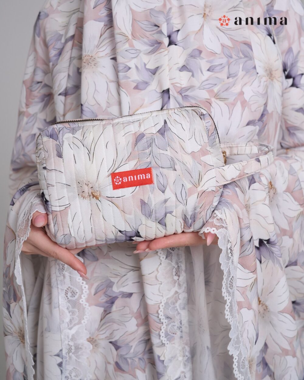 Mukena Lyndie Series Blush Pink - Gambar 2