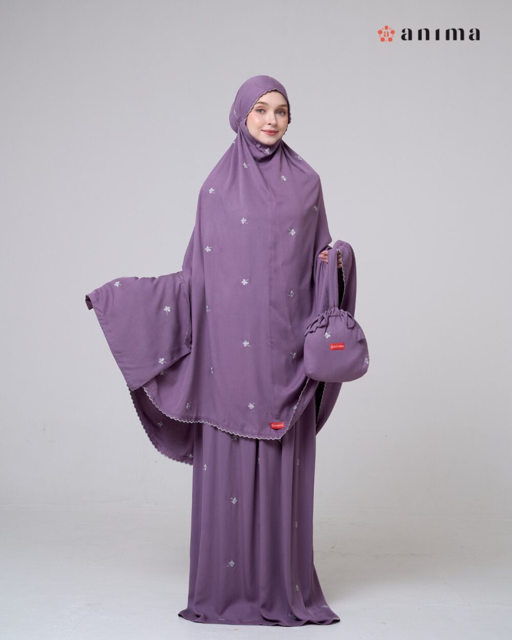 Mukena Hayya Series Royal Purple - Gambar 8