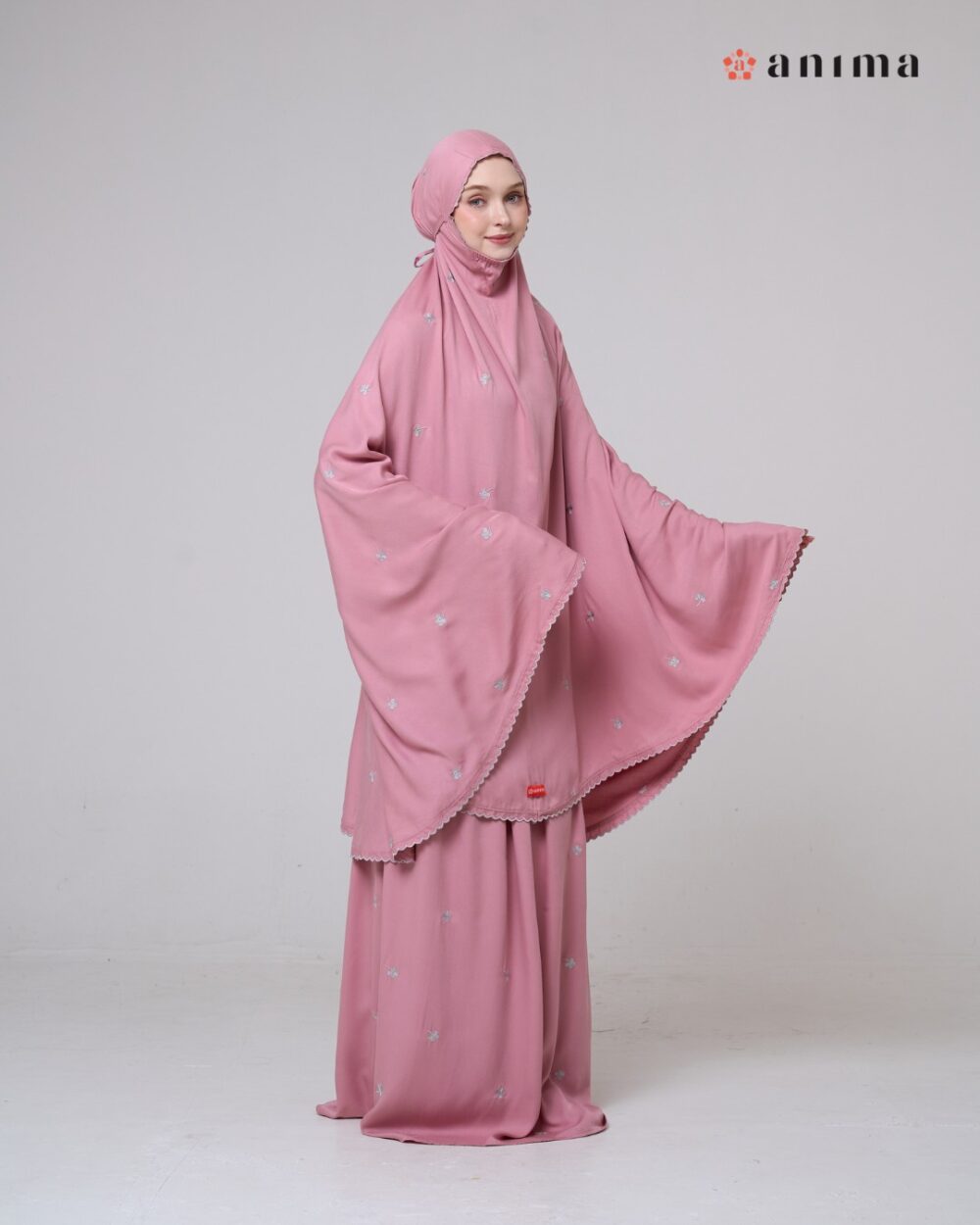 Mukena Hayya Series Rose Pink - Gambar 6