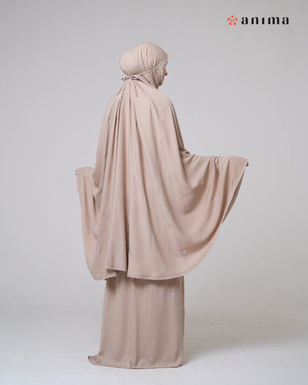 Mukena Hayya Series Latte - Gambar 5