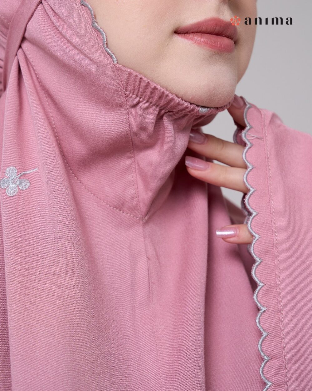 Mukena Hayya Series Rose Pink - Gambar 5