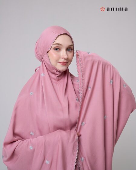 Mukena Hayya Series Rose Pink