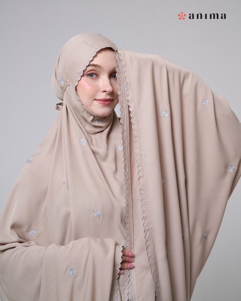 Mukena Hayya Series Latte - Gambar 2