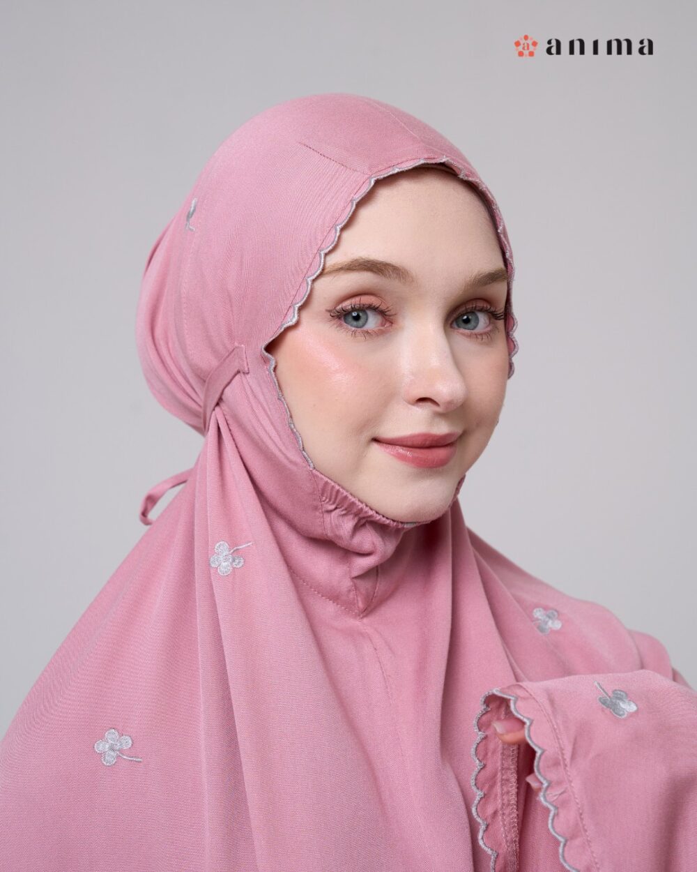 Mukena Hayya Series Rose Pink - Gambar 3