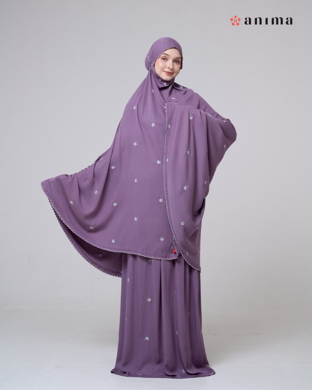 Mukena Hayya Series Royal Purple - Gambar 6