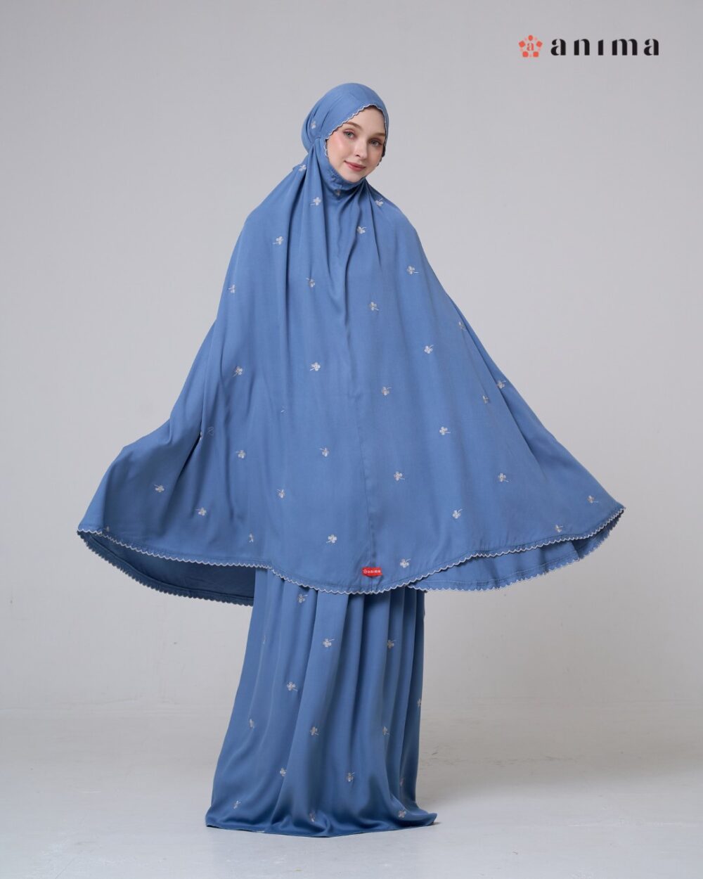 Mukena Hayya Series Classic Blue - Gambar 6