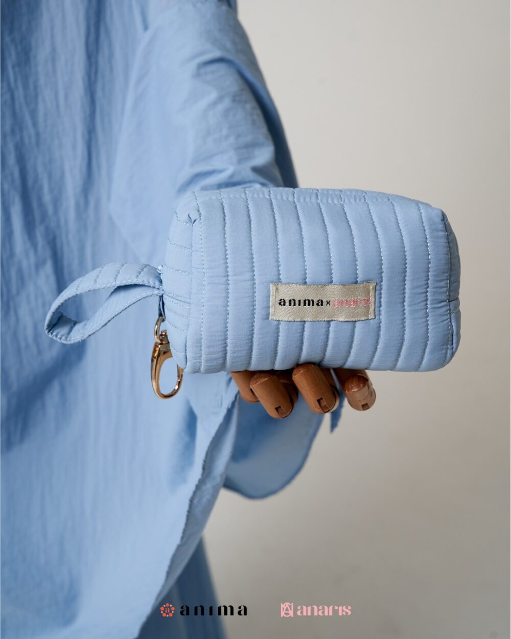 Mukena 2in1 Travela Series 03 Sky Blue - Gambar 3