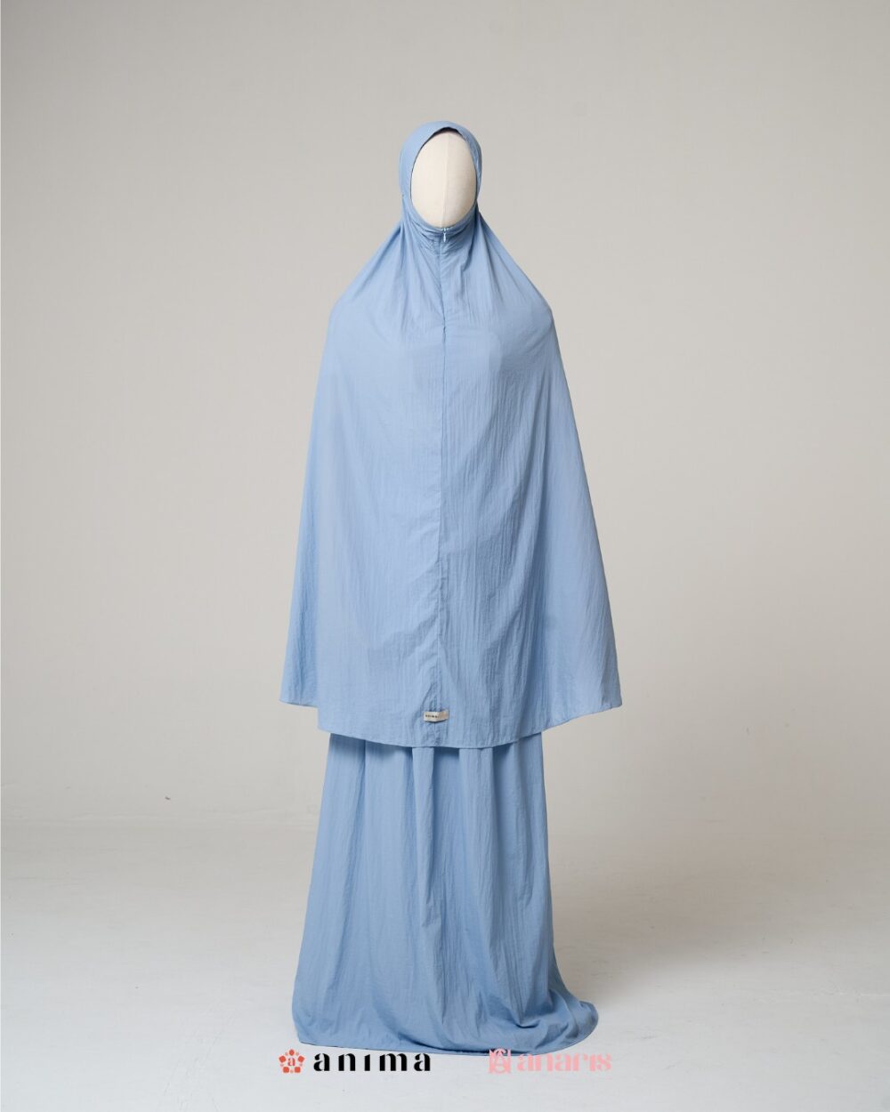 Mukena 2in1 Travela Series 03 Sky Blue - Gambar 2