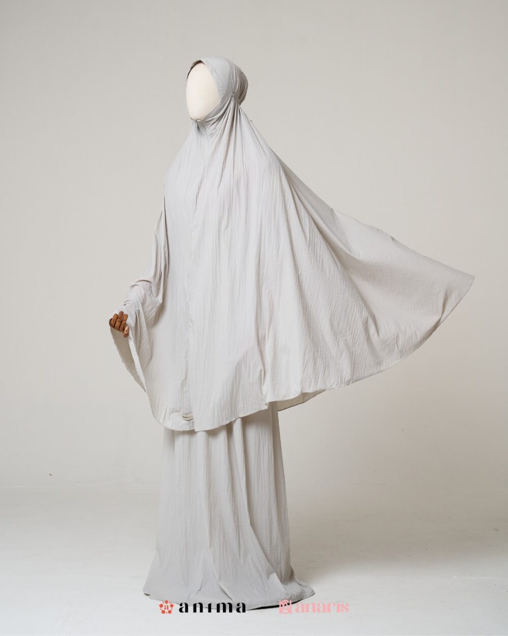 Mukena 2in1 Travela Series 03 Oat - Gambar 3