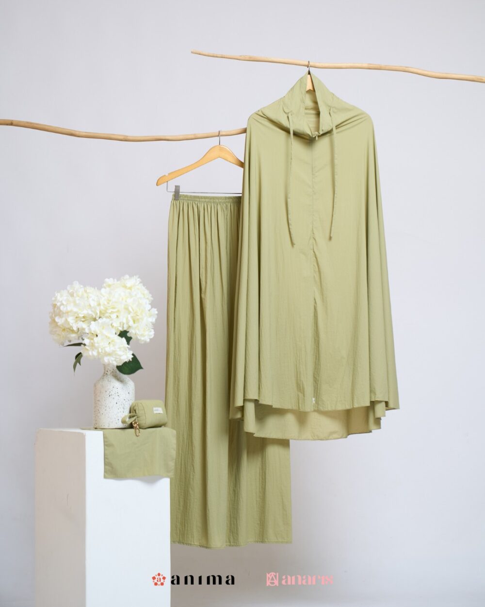 Mukena 2in1 Travela Series 03 Avocado - Gambar 6