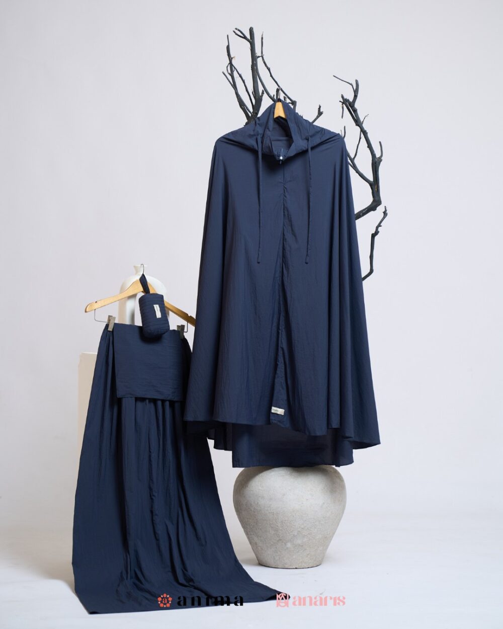 Mukena 2in1 Travela Series 03 Dark Navy