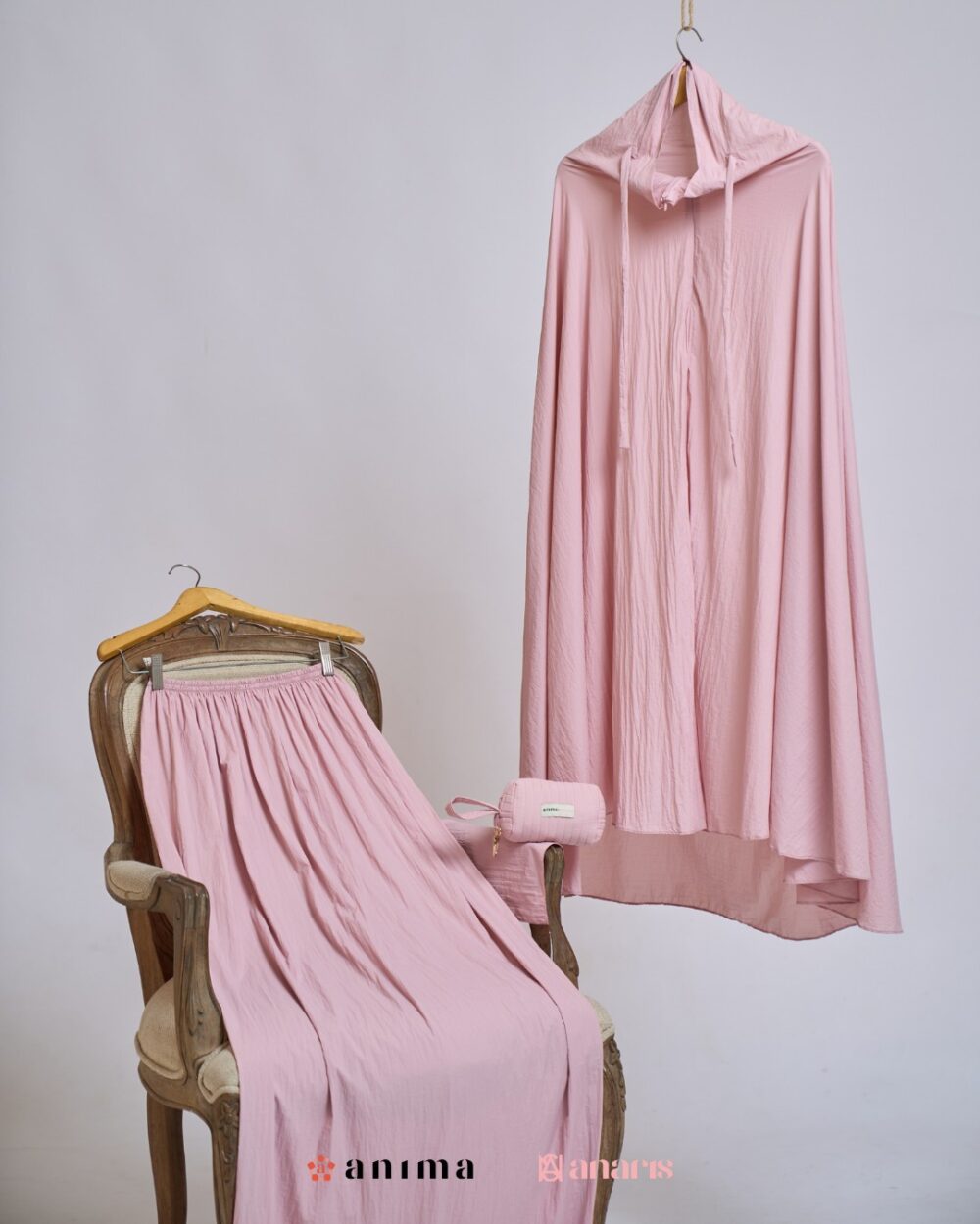 Mukena 2in1 Travela Series 03 Baby Pink - Gambar 5