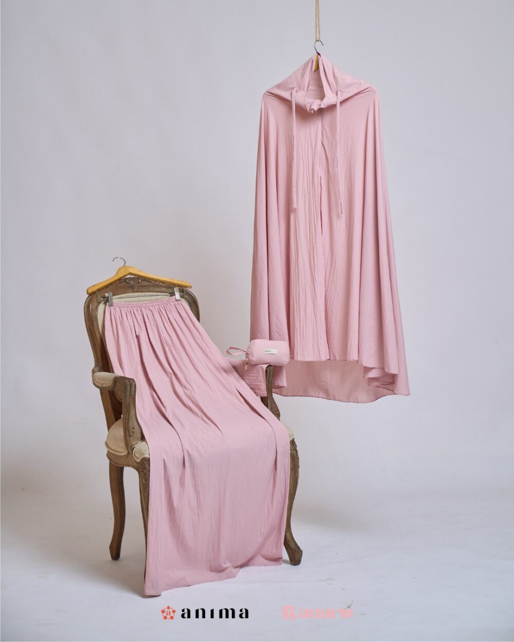 Mukena 2in1 Travela Series 03 Baby Pink