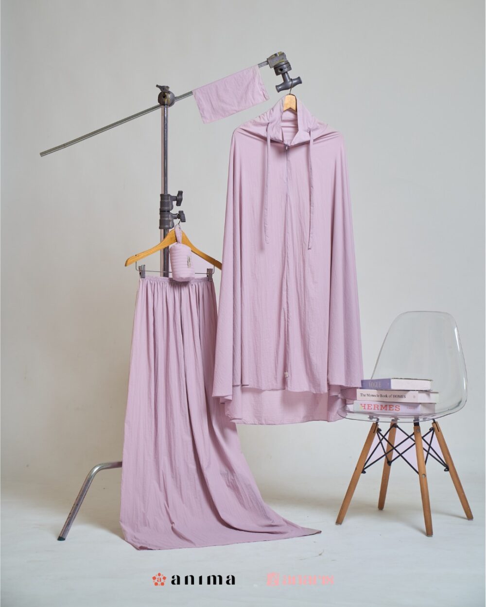 Mukena 2in1 Travela Series 03 Light Purple - Gambar 5
