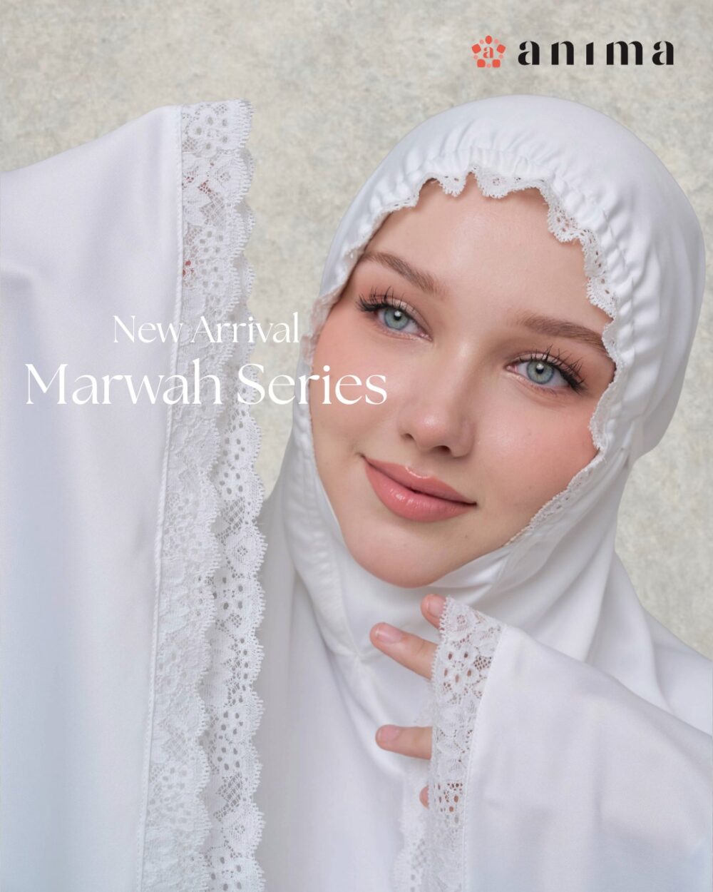 Mukena Marwah Series Pearl White - Gambar 3
