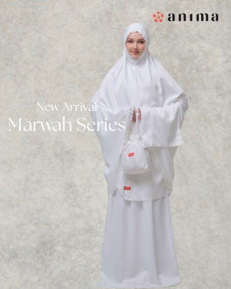 Mukena Marwah Series Pearl White